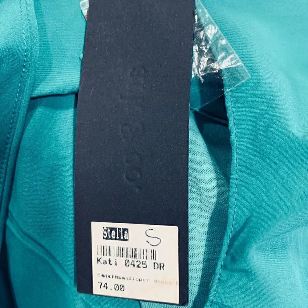 Ark & Co green dress with cutout back